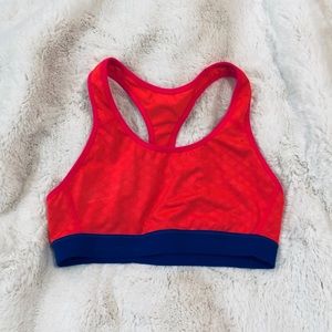 Champion pink/blue sports bra